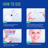 VieBeauti Teeth Whitening Kit - 5X LED Light Tooth Whitener with 35% Carbamide Peroxide, Mouth Trays, Remineralizing Gel and Tray Case - Built-in ...