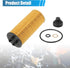 X AUTOHAUX Engine Oil Filter Replacement 11428570590 11428575210 Oil Fuel Filter for Mini Cooper Clubman Base S 1.5L L3 - Gas 2.0L L4 - Gas 2016...