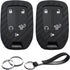 2PCS Compatible with Chevy Chevrolet Silverado GMC Sierra 1500 2500 HD 3500 HD 1500 Limited Silicone Key Fob Case Cover Protector, Truck Accessori...