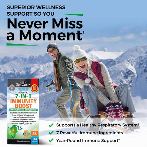 Immune Support Supplement with Zinc Vitamin C Vitamin D 5000 IU Elderberry Ginger D3 Goldenseal - Dr Approved Immunity Vitamins for Adults Women a...