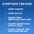 Sucrets Sore Throat & Cough Lozenges, Honey Lemon, 18 Count (3 Pack)...