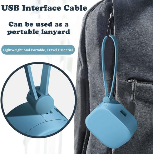 Three in One Charging Cable Roll Single Pull, Retractable USB Fast Charger, Phone Stand Mirror, Data Transmission, for IP/Type-C/Micro-USB Compati...