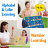 Felt Learning Letters,Learning Numbers,75 Felt Board Pieces for Felt Flannel Board,Alphabet ABC Learning for Toddlers for Kindergarten,Preschool,T...