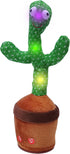 Dancing Cactus Toy with Music, Lights - Talking, Recording, Repeating Mimic Toy for Babies, Toddlers - Cute Green Cacti Stuffed Plush w/120 Songs,...