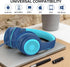 A8 Over-Ear Headphones with Microphone, Lightweight Folding Stereo Bass Headphones with 1.5M No-Tangle Cord, Portable Wired Headphones for Smartph...
