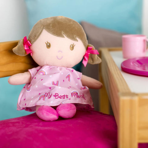 Baby Starters Plush Snuggle Buddy Baby Doll, Dorie, 11 inch...