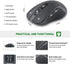 2.4G Wireless Mice Super Energy Saving Portable Optical PC Laptop Computer Mouse, 5 Adjustable DPI Mice, 6 Buttons for Windows macOS Linux...