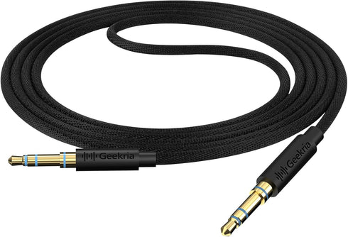 Geekria Audio Cloth Braided Cable Compatible with Sony WH-1000XM5 WH-1000XM4 WH-XB920N WH-XB900N WH-CH720N INZONE H5 Headphones Cable, 1/8" (3.5mm...