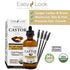 Castor Oil 4oz, USDA Certified Organic 100% Pure, Stimulate Growth for Eyelashes, Eyebrows, Hair. Skin Moisturizer & Hair Treatment Starter Kit...