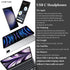 USB C Headphones for iPhone 15 Plus/Pro Max,Samsung S22 S23 S24 Ultra S21 FE A53 Note 10 Plus,Magnetic Stereo Type C Earphones Semi in-Ear Wired E...