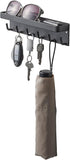 Yamazaki Home Magnetic Key Rack with Tray Steel One Size Black...