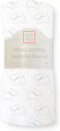 SwaddleDesigns Marquisette Receiving Swaddle Blanket for Baby Boys & Girls, Soft Premium Cotton Muslin, Best Shower Gift, Pastel Blue Little Doggi...