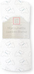 SwaddleDesigns Marquisette Receiving Swaddle Blanket for Baby Boys & Girls, Soft Premium Cotton Muslin, Best Shower Gift, Pastel Blue Little Doggi...