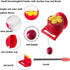 Hummingbird Feeder for Window Small Handheld Bird Flower Feeders with Perch Cleaning Brush (2 Pack)...