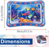 Water Sensory Playmat for Cats,2024 New Thickened Water Sensor Play Mat,Pet Play Water Sensor Mat for Kids, Cat Water Play Mat Feel Cool Comfort...
