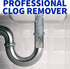 Professional Slow Drain Cleaner and Clog Remover - 10-Foot Metal Snake for Hair, Food, Debris, and Garbage Removal from Pipes, Plumber Tools...