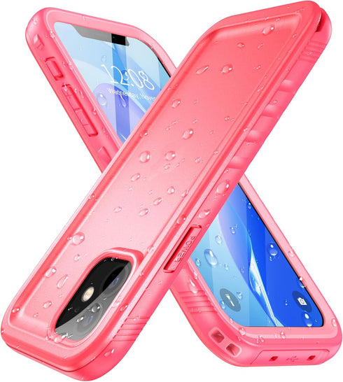 SPORTLINK Compatible with iPhone 12 Pro Waterproof Case - Full Body Shockproof Dustproof Phone Screen Protector Rugged Waterproof Case for iPhone ...