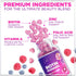 Hair Vitamins Gummy with Biotin 5000 mcg Vitamin E & C to Support Hair Growth, Non-GMO, for Thicker, Stronger & Beautiful Hair, Skin & Nails, Hair...