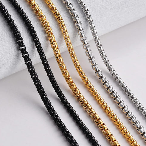 55" DIY Iron Box Chain Strap Handbag Chains Accessories Purse Straps Shoulder Cross Body Replacement Straps, with 2 Metal Buckles (Silver)...