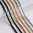 55" DIY Iron Box Chain Strap Handbag Chains Accessories Purse Straps Shoulder Cross Body Replacement Straps, with 2 Metal Buckles (Silver)...