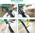 25 Pieces Desk Wire Organizer Cable Ties Zip Ties Adhesive Cord Clips Cable Management Cord Keeper Desk Wire Management...