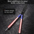 GOOD WORKER Butterfly Trainer – American Patriot Balisong – Practice Butterfly Knife – Butterfly Knives NOT Real NOT Sharp Blade – USA Flag Dull T...