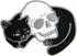 Cat Skull Embroidered Patch Appliques Iron on Patches for Clothing Jackets T-Shirt Jeans Backpack......