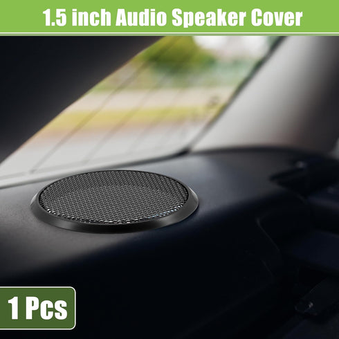 ACROPIX Universal 1.5" Car Speaker Grills Cover Mesh Round 1.5 Inch Audio Speaker Subwoofer Guard Protector Case Iron Black - Pack of 1...