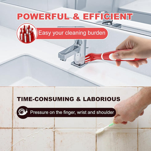 SOARING Rechargeable Electric Cleaning Brush with 4 in 1 Multiple Brush Heads,Indoor Household Cordless Motorized Brush for Bathroom Toilet Kitche...