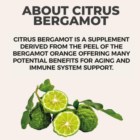 NewLife Naturals Citrus Bergamot Supplements 500 MG - Heart Health - Supplement for Wellness and Aging Support - Pure Extract Formula - 60 Veggie ...