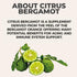 NewLife Naturals Citrus Bergamot Supplements 500 MG - Heart Health - Supplement for Wellness and Aging Support - Pure Extract Formula - 60 Veggie ...
