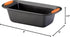 Rachael Ray Yum-o! Bakeware Oven Lovin' Nonstick Loaf Pan, 9-Inch by 5-Inch Steel Pan, Gray with Orange Handles...