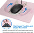 Cute Rabbit Non-Slip Rubber Round Mouse Pad,Gray Cute Rabbit Design Square Mouse Pad Home Office Computer...