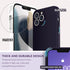SURPHY Compatible with iPhone 13 Pro Max Case with Screen Protector, (Camera Protection + Soft Microfiber Lining) Liquid Silicone Phone Case 6.7 i...
