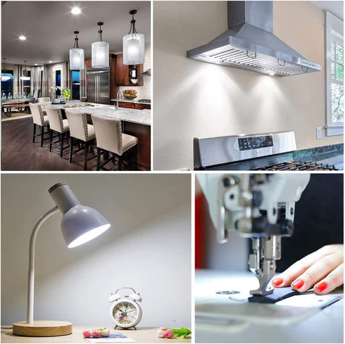 E14 LED Light Bulbs 5W Equivalent 40W Daylight White, Turkish Moroccan Lamp Bulb Replace, Range Hood Light Bulbs European Base 450lm AC110V for Pe...