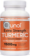 Qunol Turmeric Curcumin Capsules, 1500mg Extra Strength Supplement, Patented Hydro-Soluble Technology, Alternative to Turmeric Curcumin with Black...