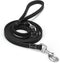 Leather Dog Leash, 5 ft x 1/2 inch Lightweight Thick Soft Leather Dog Leash, 360 Swivel No Tangle Walking Leash for Large, Medium and Small Dogs T...