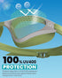 OutdoorMaster Fisheye Swim Goggles, Anti-fog Swimming Goggles No Leaking UV Protetion Adults Men Women, Large Size, Green...