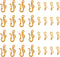 Craftdady 50 Sets Tibetan Gold S Hook Eye Toggle Clasps Metal Closure End Clasps with Bar for Bracelet Necklace Jewelry Making...