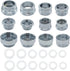 12 Pieces Faucet Adapter Kit Kitchen Aerator Adapter Male To Female,Male To Male Faucet Adapter Water Hose Adapter(Faucet Adapter Various Sizes)...