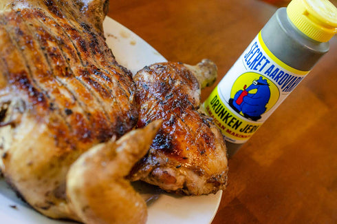 Secret Aardvark Drunken Jerk Hot Sauce – Jamaican Jerk Sauce and Marinade, Made with Jamaican Jerk Seasoning, Soy Sauce, & Habanero Peppers, Non-G...