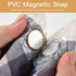 15 Pairs 1.8 Inch 25MM Large Invisible Hidden Sew Magnetic Snap PVC Hidden Purse Closure Fastener Snaps for Handbag Clothing Clasp DIY Craft Sewin...