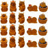 Luminous Capybara Mini Resin Animals Figurines,Desktop Tabletop Outdoor Craft Decor for Miniature Garden Accessories (20pcs)...