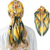 Women's 35" Satin Square Silk Like Hair Scarves and Wraps-Square Silk Head Scarf for wrapping hair...