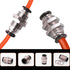 2Pcs Pneumatic Bulkhead Union 1/2" x 1/2" Tube OD Push to Connect Tube Fitting, PMM-1/2 Pneumatic Quick Connect Air Fitting...