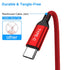AkoaDa USB C Cable, 3-Pack (10ft+6.6ft+3.3ft) 3.1A USB A to USB-C Fast Charger Nylon Braided Cord Compatible with iPhone 15/15 Pro Max, Samsung Ga...