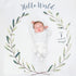 lulujo Baby’s First Year Milestone Blanket and Card Set | 40in x 40in (Hello World)...