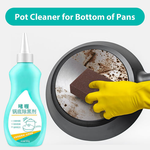 2Pcs Gel Cleaner for Pot Bottom,Pot Cleaner,Magic Gel Cleaner for Pots and Pans,Pot Cleaner for Bottom of Pans...