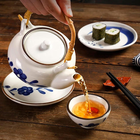 2 Pack Bamboo Teapot Handle Replacement Accessories Supplies for Ceramic and Pottery Tea Pots Tea Kettle Handle Purse U-Shape Handle Replacement f...