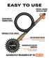 Vondior Tire Pressure Gauge (0-100 PSI) - Certified ANSI B40.1 Tire Gauge for Cars and Trucks, Large 2" Glow Dial Easy-Read Tire Gauges for Tire P...